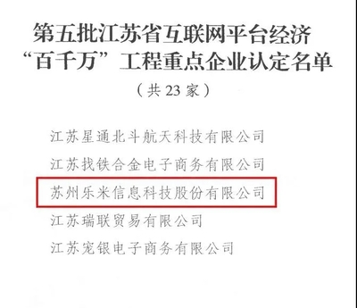 会员企业乐米科技获江苏省互联网平台经济“百千万”工程重点企业.webp.jpg